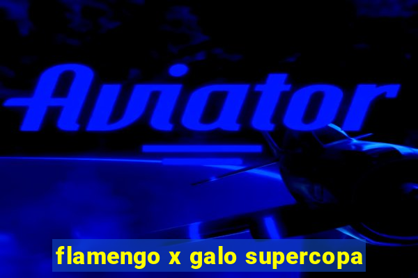 flamengo x galo supercopa